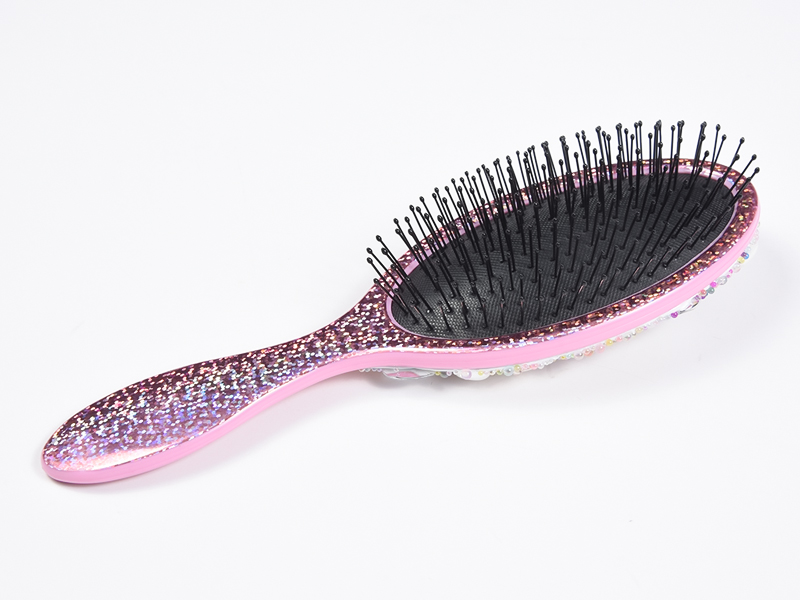 เครื่องประดับBling Oval Detanglingแปรงผม