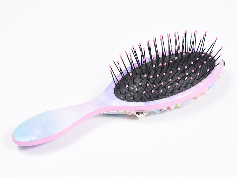 เครื่องประดับBling Oval Detanglingแปรงผม