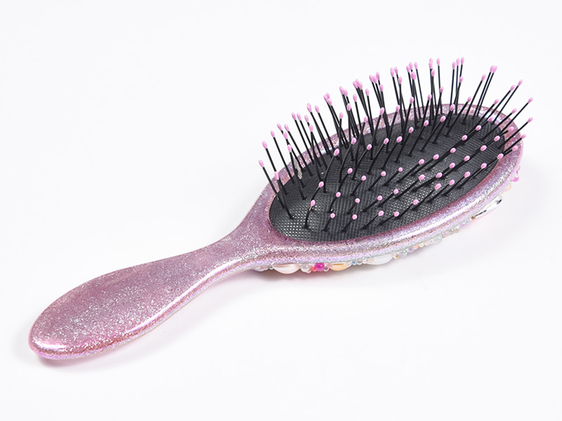 เครื่องประดับBling Oval Detanglingแปรงผม