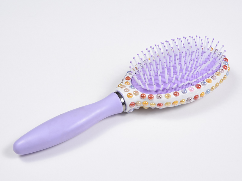 เครื่องประดับBling Oval Detanglingแปรงผม