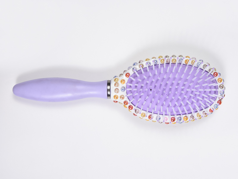 เครื่องประดับBling Oval Detanglingแปรงผม