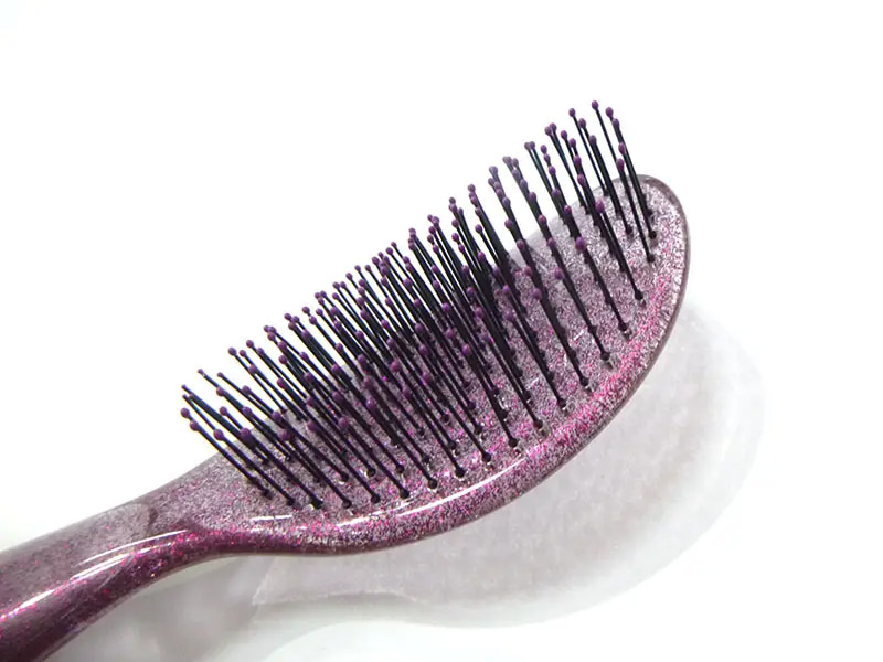 แปรงผมแวววาว Detangling โปร่งใส